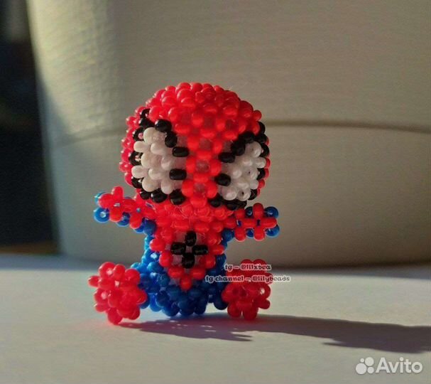 Человек паук из бисера