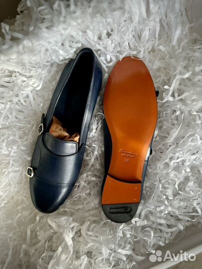 Туфли монки Santoni