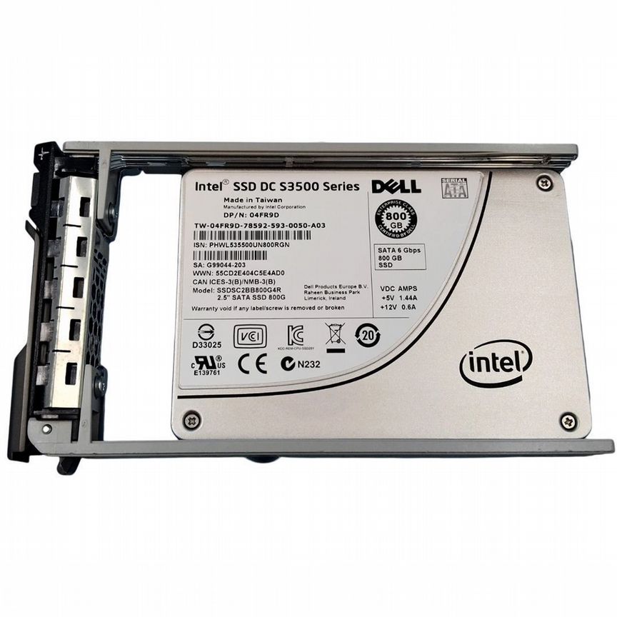 [4FR9D] Жесткий Диск Dell 800gb Sata3 2,5" Ssd 4fr9d