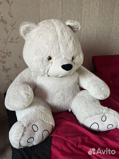 Большая мягкая игрушка медведь