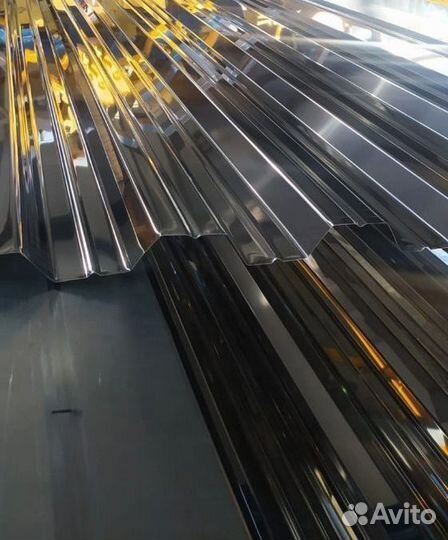 Профнастил нс35 / Профлист / цинк / 0.5 / лист 0.5