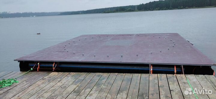 Причал, пирс, понтон под плавдом, баню