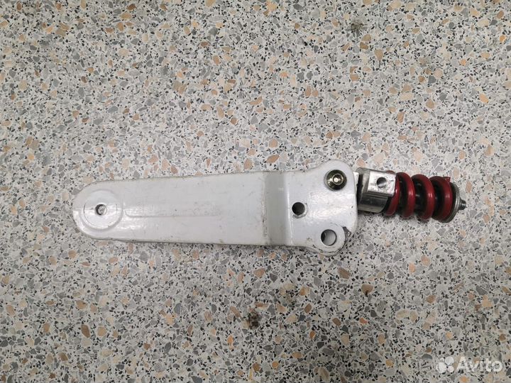 Задняя вилка с амортизатором Kugoo S3 белая