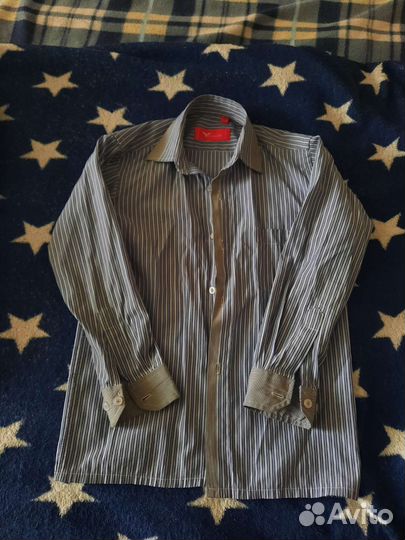 Рубашка школьная на мальчика 128