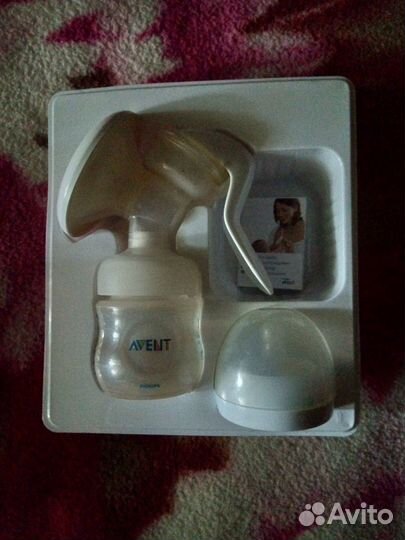Ручной молокоотсос с бутылочкой Philips Avent