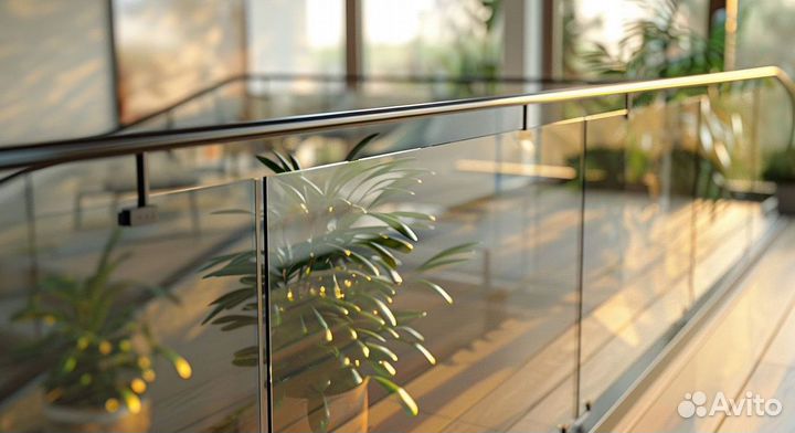 Стеклянное ограждение
