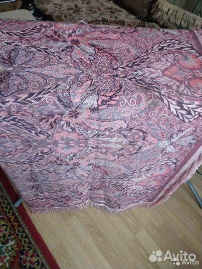 Винтажные скатерти 60-х с бахромой