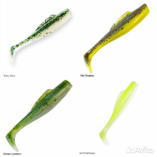 Виброхвост zman minnowz 3