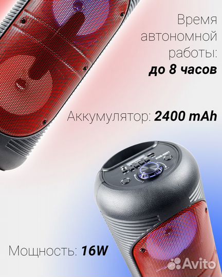 Портативная колонка BT speaker ZQS-5201 (Новая)