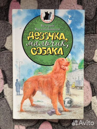 Книга «Девочка, мальчик, собака» В. Воскобойников