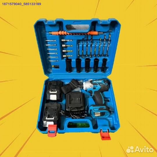 Гайковерт Макита с набором (Арт.35218)