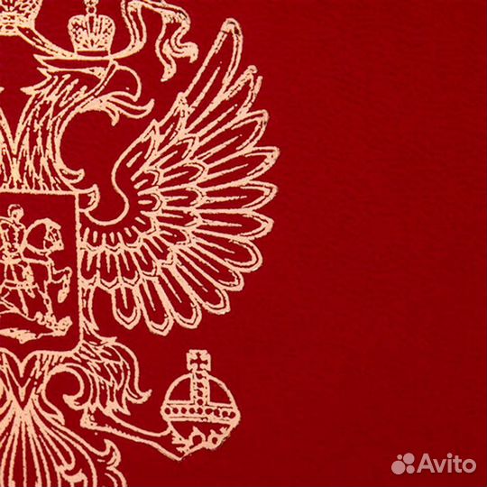 Папка адресная бумвинил герб, А4, 122741