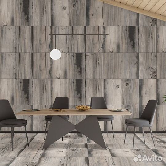 Керамогранит Lavelly Rustic Wood серый матовый 1200х600х8,5 мм (2 шт.1,44 кв.м)