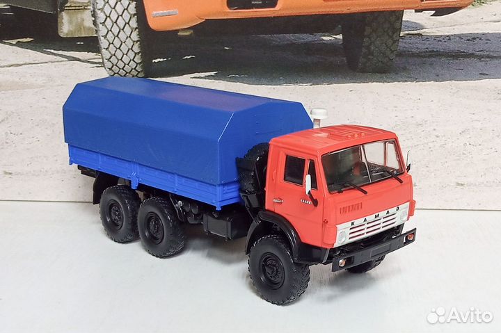 Камаз-4310 бортовой с тентом 1:43