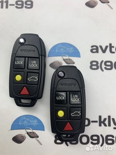 Ключ Вольво В70 (Volvo V70) с 2004 по 2007