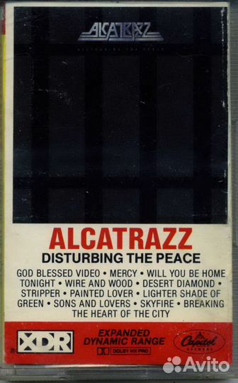 Аудио кассета студийная фирменная alcatrazz 1985