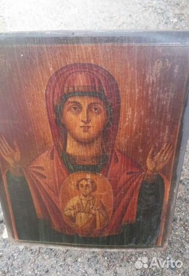 Икона маслом 18 век