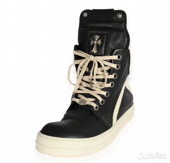 Кроссовки Rick Owens Chrome Hearts Geobasket