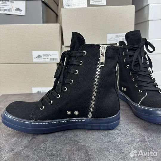 Rick Owens Drkshdw Vegan Ramones black