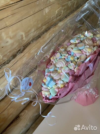 Букет из зефира