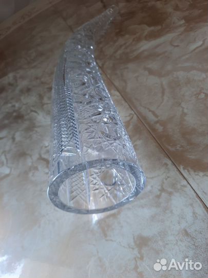 Хрустальный Рог изобилия СССР длина 40 см