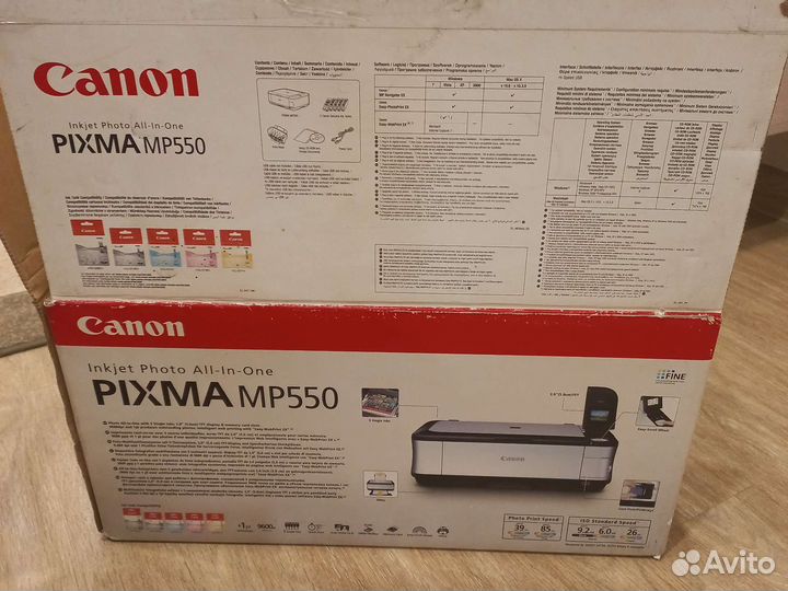 Принтер canon pixma mp550