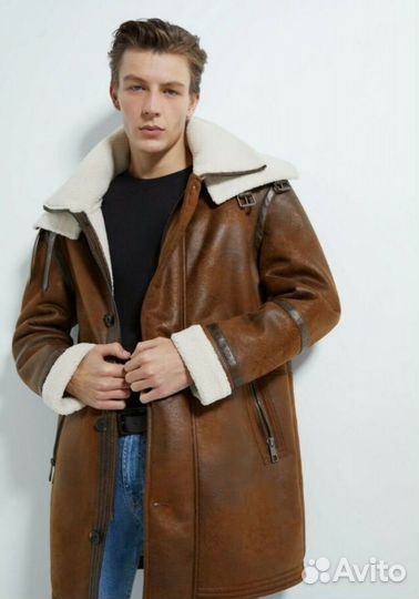 Дубленка зимняя Zara man