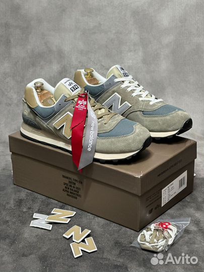 Кроссовки New balance 574 Alpha industries Великан