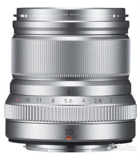 Объектив Fujinon XF 50mm f/2 R WR, серебристый