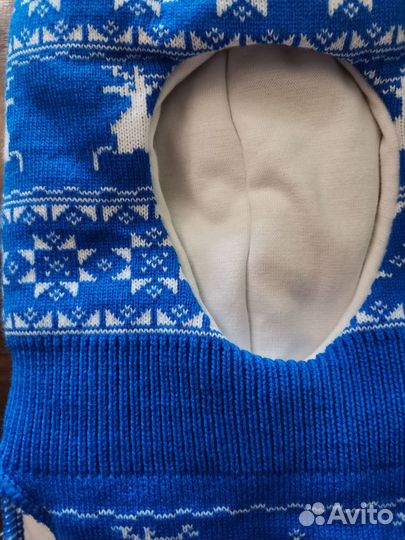 Шапка шлем зимний новый