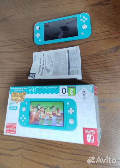 Nintendo Switch Lite синяя. Идеал