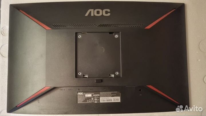 Монитор AOC C24G1 черный 23.6