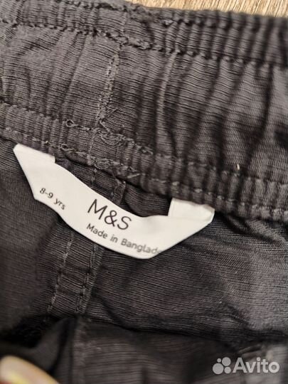 Брюки marks spencer для мальчика новые 128