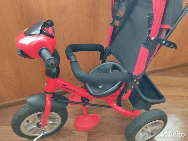 Велосипед с родительской ручкой