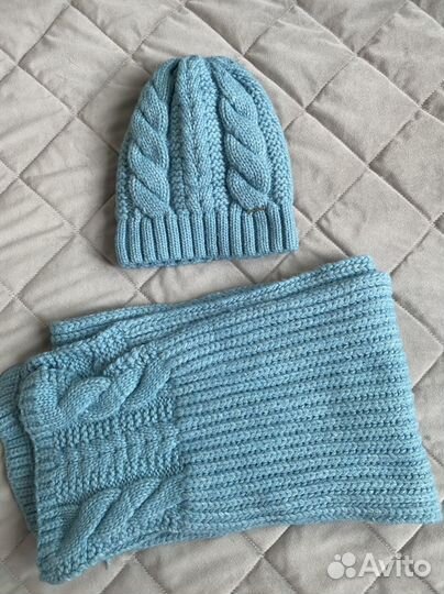 Комплект шапка и шарф