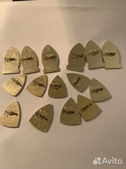 Значки СССР: города, ударник труда