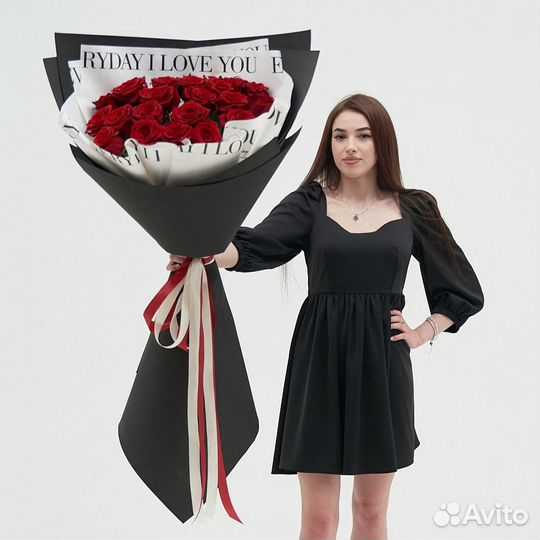 Букет-Гигант из Шикарных Роз