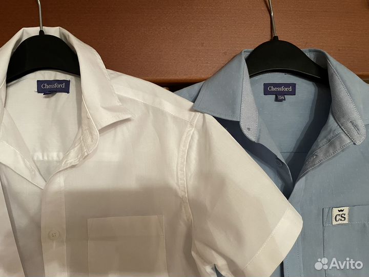 Рубашки школьные 134