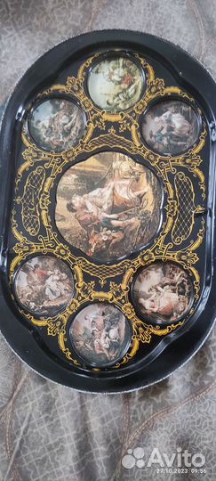 Поднос металлический