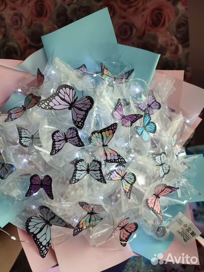 Букет из бабочек холодный ассорти