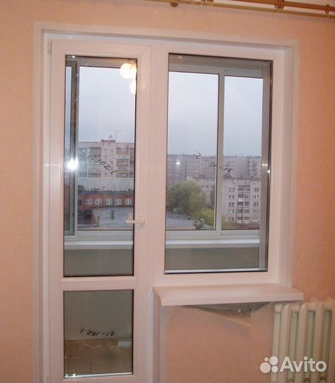 Балконный блок с обшивкой