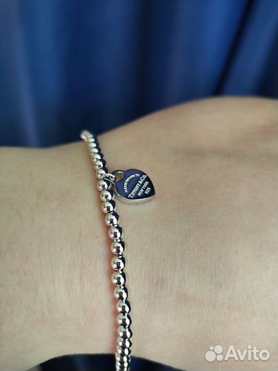 Tiffany браслет серебро 925 пробы