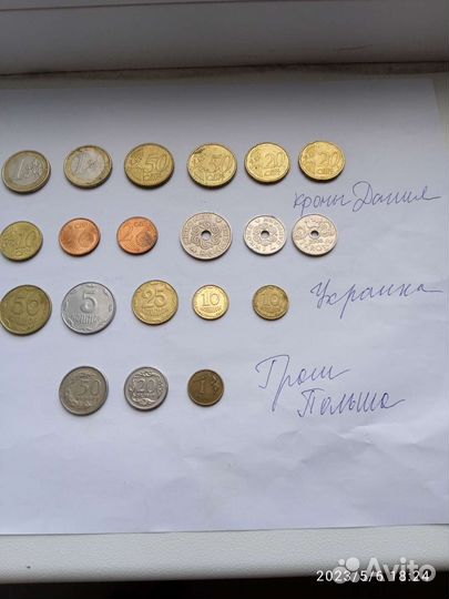 Монеты разных стран