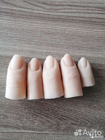 Протез пальца на одну фалангу из силикона