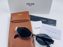 Солнцезащитные очки celine серебро