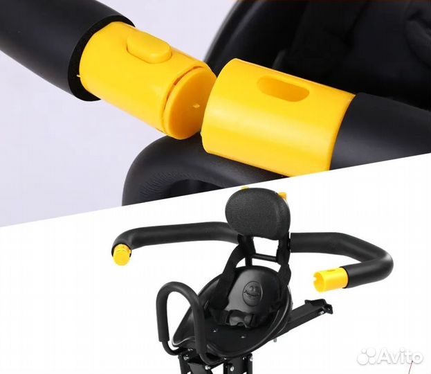 Детское кресло на велосипед переднее