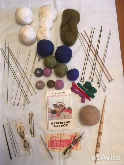 Пряжа и спицы советского качества