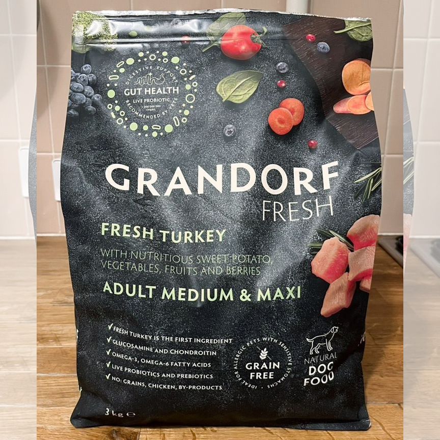 Корм для собак grandorf fresh 3кг