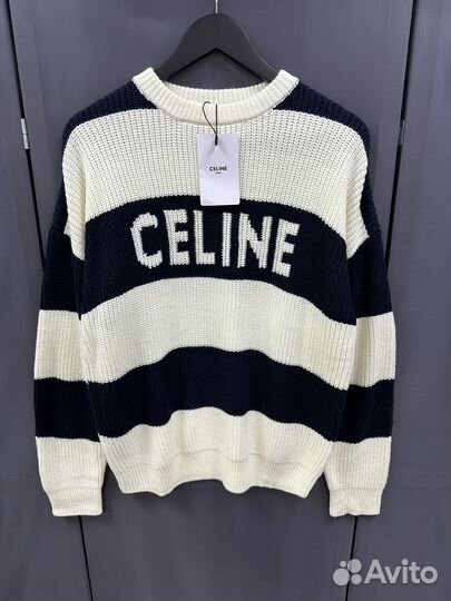 Шерстяной Свитер женский вязаный Celine