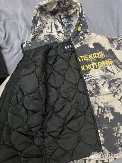 Пуховик осенний на мальчика 134